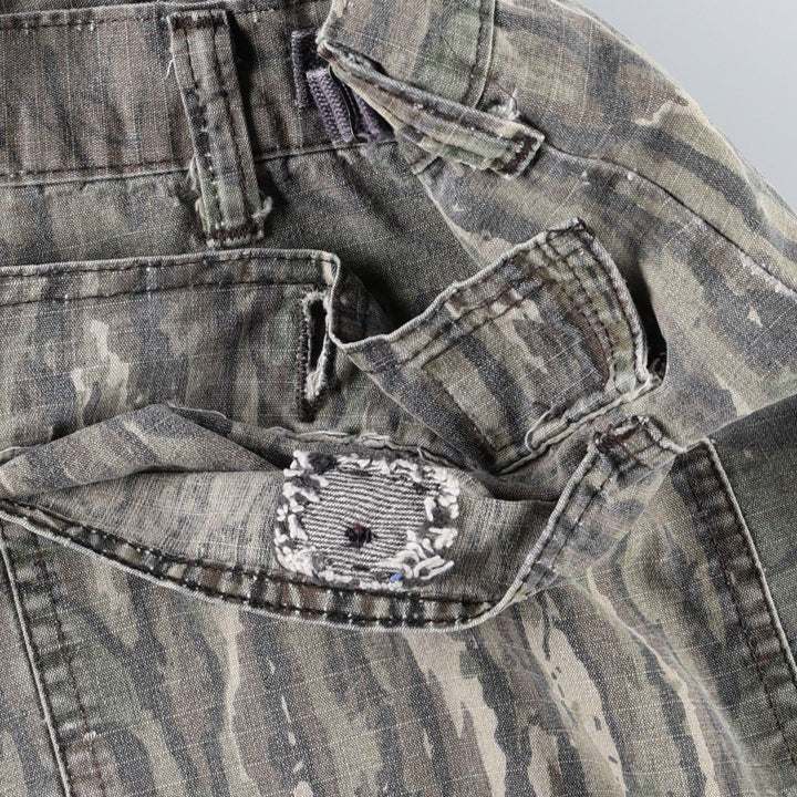 90'S Liberty camouflage pattern Realtree camo ripstop cargo pants, made in USA, men's size W39 equivalent, vintage. cotton Khaki type Vintage Second Hand