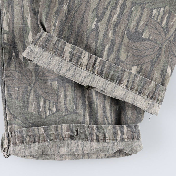 90'S Liberty camouflage pattern Realtree camo ripstop cargo pants, made in USA, men's size W39 equivalent, vintage. cotton Khaki type Vintage Second Hand