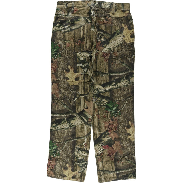 Mossy Oak Break-Up Infinity Realtree Camo Denim Pants, Men's, Size W34 cotton multicolor Vintage Second Hand