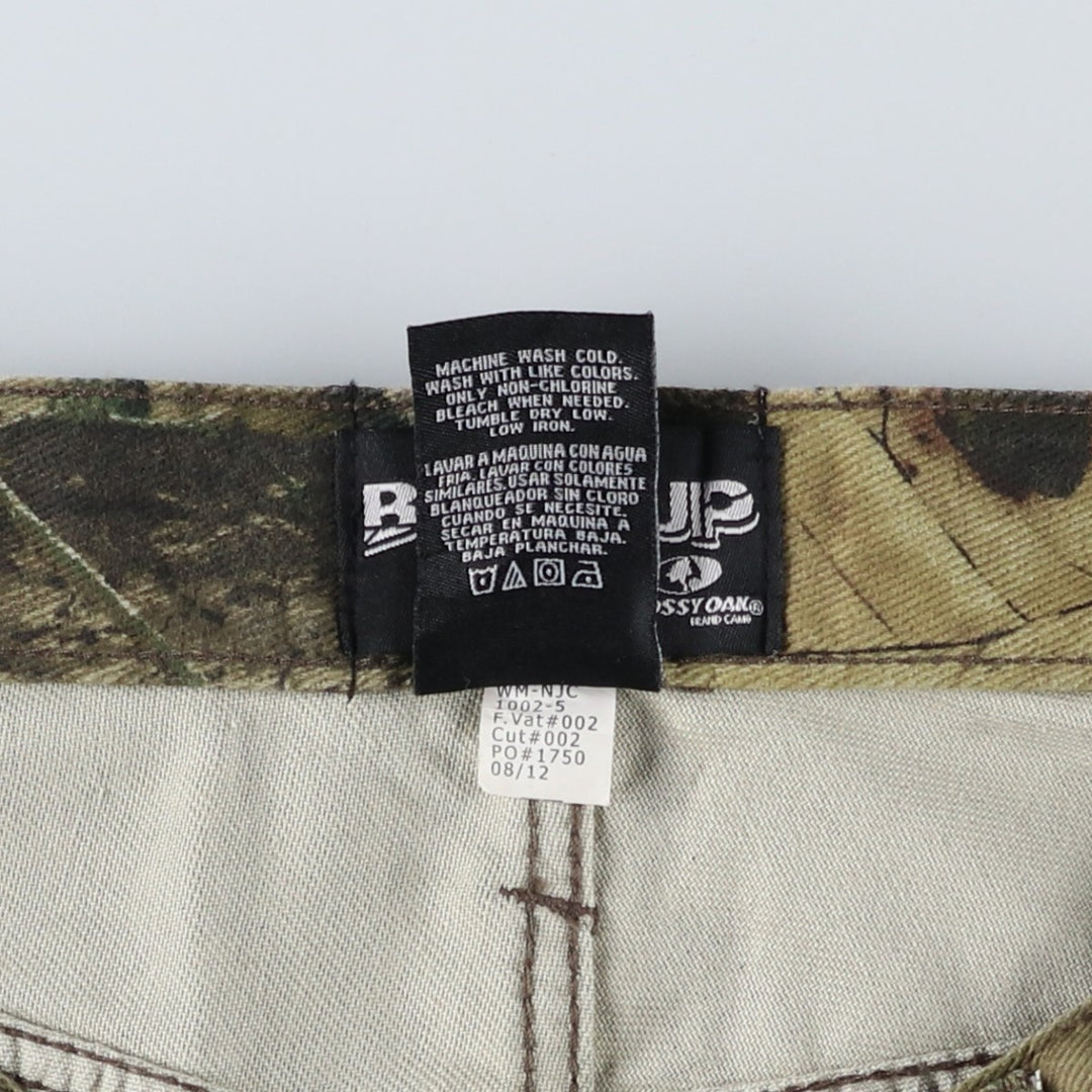 Mossy Oak Break-Up Infinity Realtree Camo Denim Pants, Men's, Size W34 cotton multicolor Vintage Second Hand