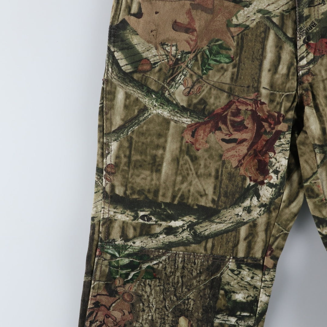 Mossy Oak Break-Up Infinity Realtree Camo Denim Pants, Men's, Size W34 cotton multicolor Vintage Second Hand
