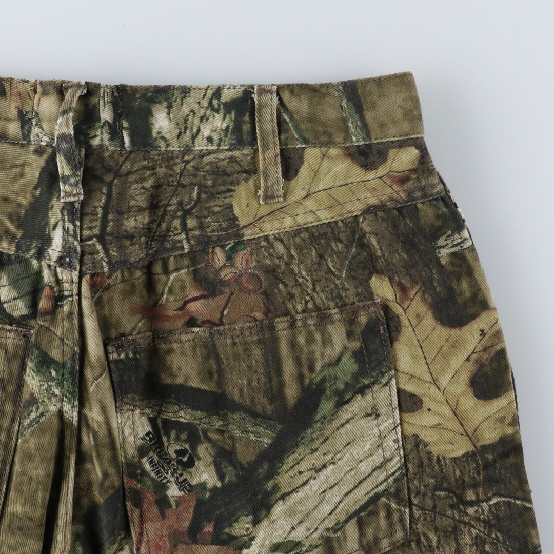 Mossy Oak Break-Up Infinity Realtree Camo Denim Pants, Men's, Size W34 cotton multicolor Vintage Second Hand