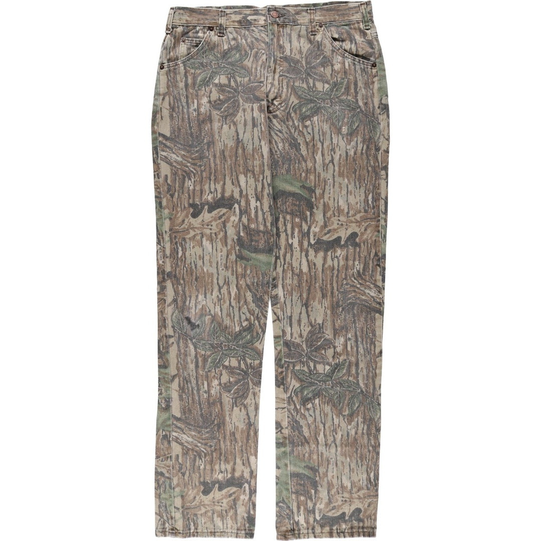Realtree Camo Denim Pants Men's Size W35 unclear multicolor Vintage Second Hand