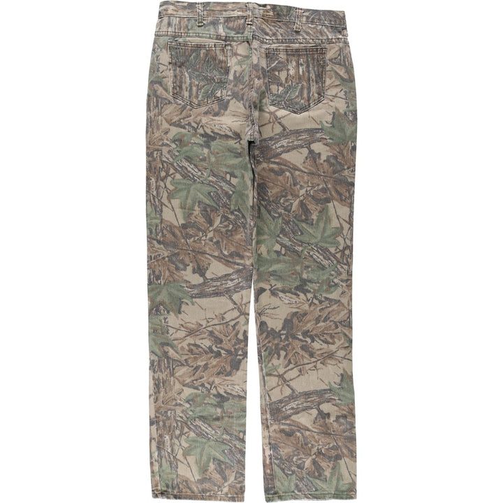Realtree Camo Denim Pants Men's Size W35 unclear multicolor Vintage Second Hand