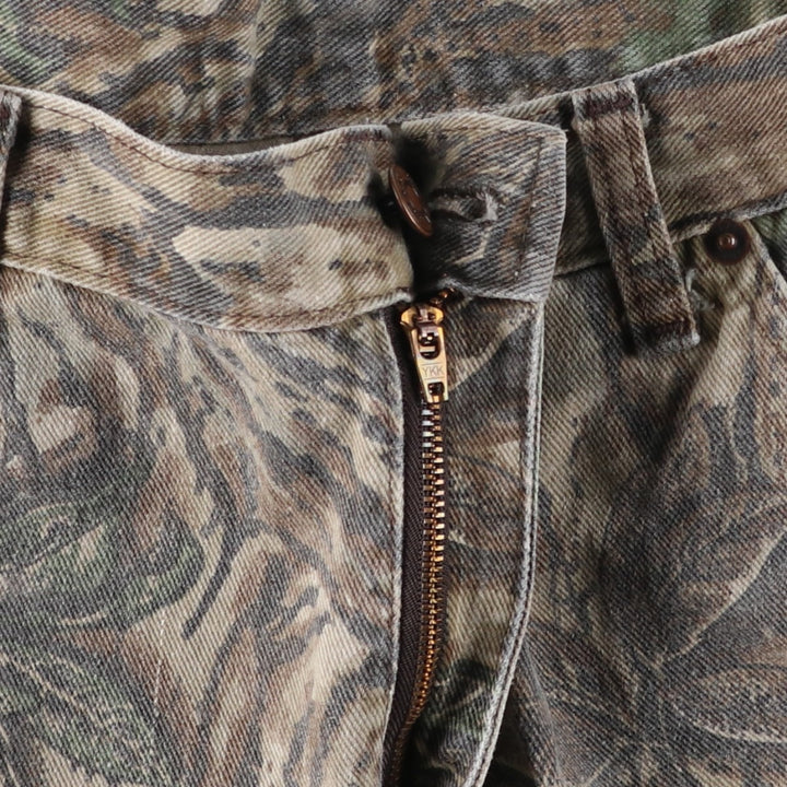 Realtree Camo Denim Pants Men's Size W35 unclear multicolor Vintage Second Hand