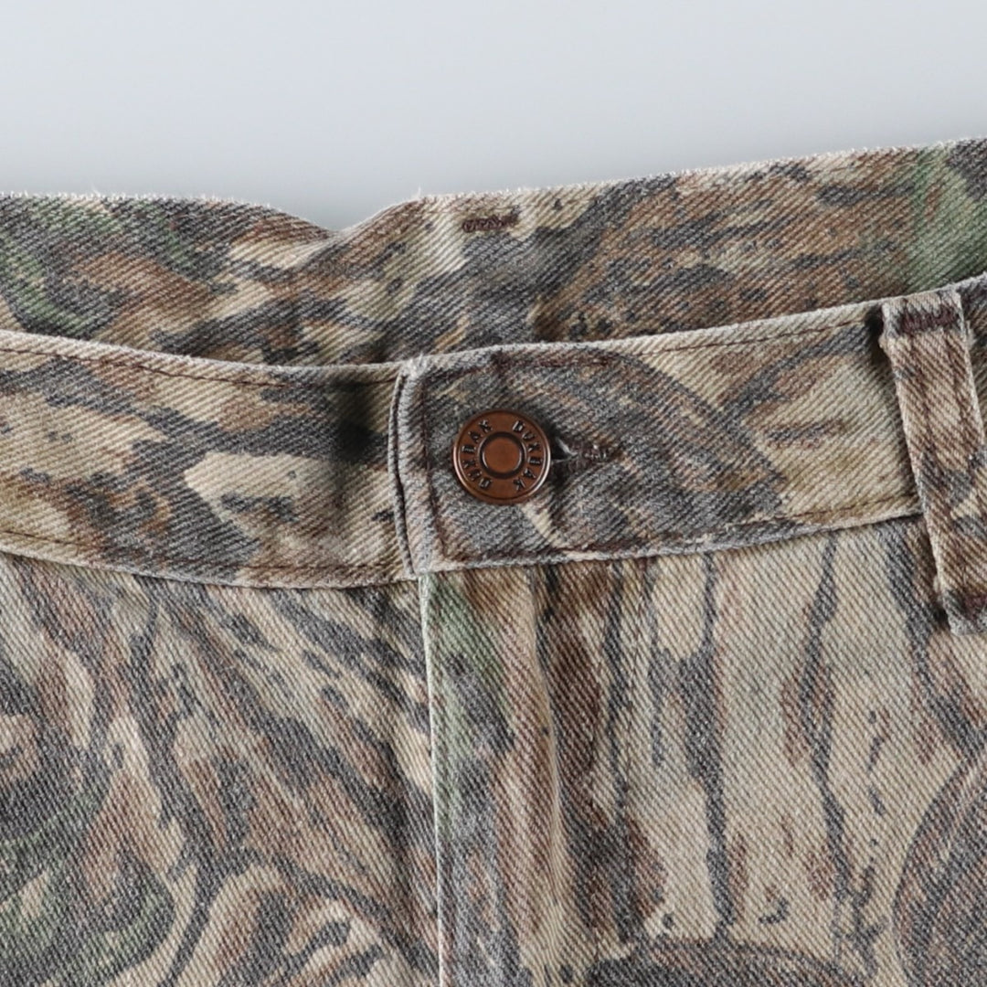 Realtree Camo Denim Pants Men's Size W35 unclear multicolor Vintage Second Hand