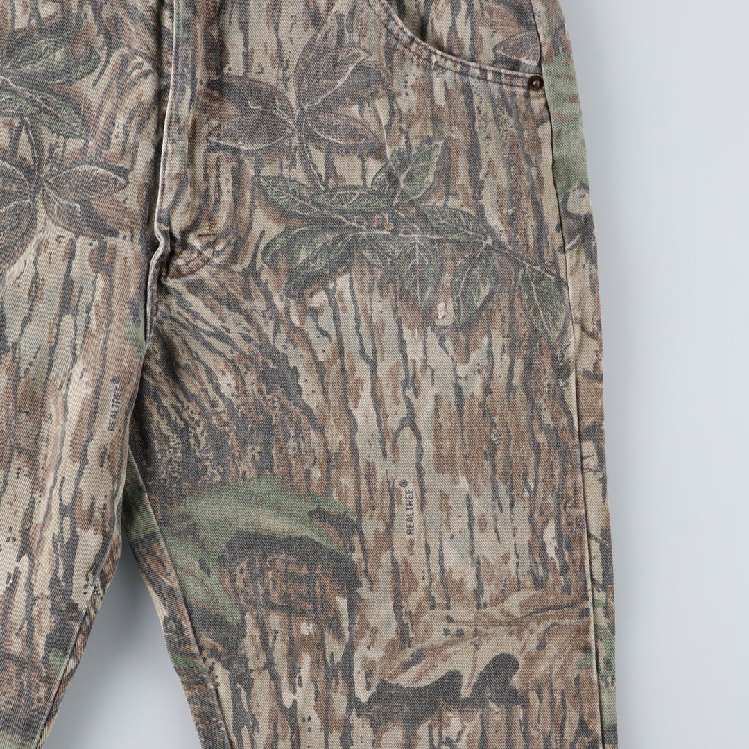 Realtree Camo Denim Pants Men's Size W35 unclear multicolor Vintage Second Hand