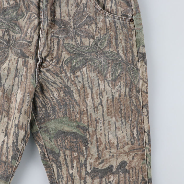 Realtree Camo Denim Pants Men's Size W35 unclear multicolor Vintage Second Hand