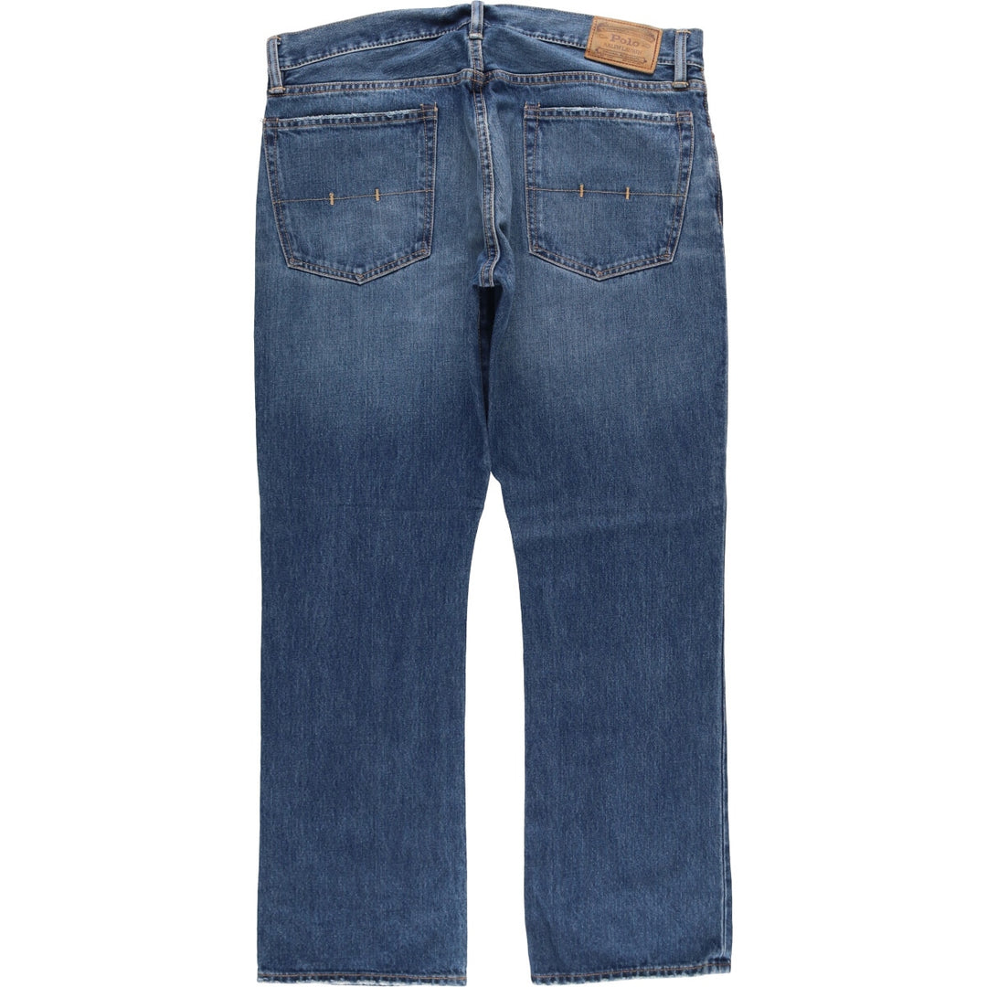 Vintage Ralph Lauren Polo Ralph Lauren men's tapered denim pants, size W37. cotton blue type Vintage Second Hand