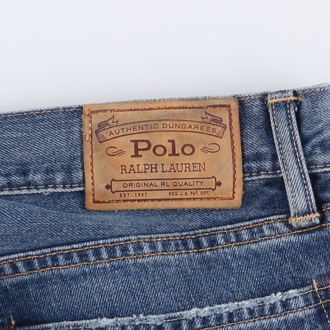 Vintage Ralph Lauren Polo Ralph Lauren men's tapered denim pants, size W37. cotton blue type Vintage Second Hand