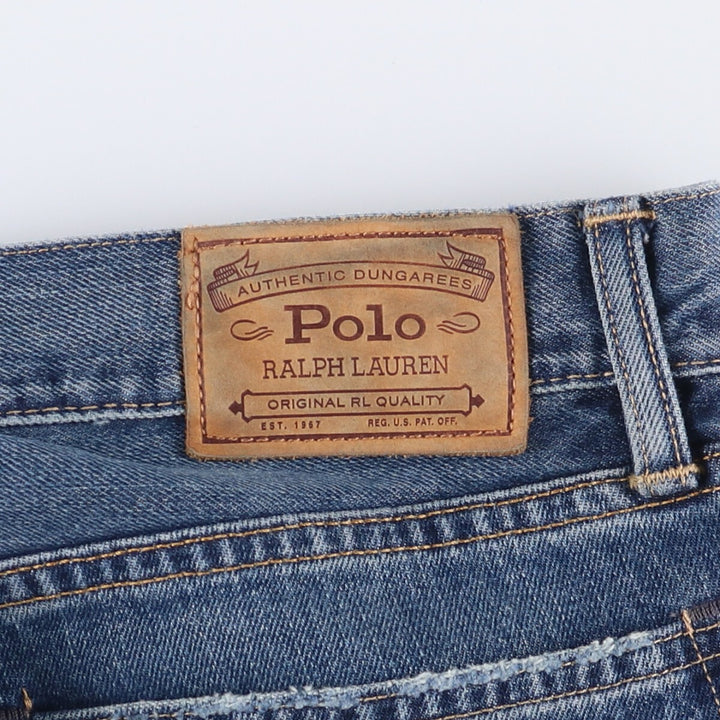 Vintage Ralph Lauren Polo Ralph Lauren men's tapered denim pants, size W37. cotton blue type Vintage Second Hand