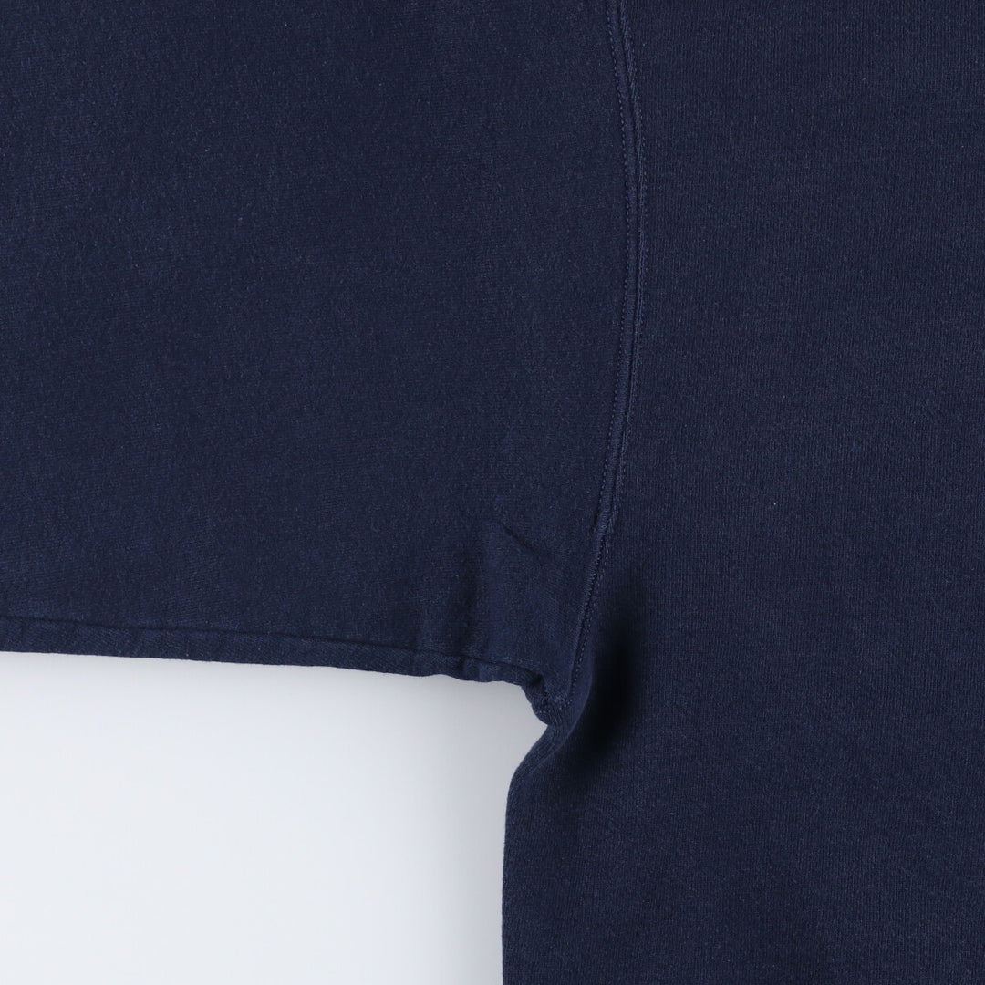 PLUMA HEAVYWEIGHT Solid Color Blank Sweatshirt, Men's Size XL cotton navy blue type Vintage Second Hand