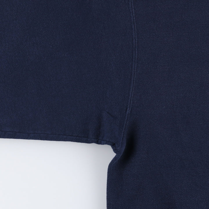 PLUMA HEAVYWEIGHT Solid Color Blank Sweatshirt, Men's Size XL cotton navy blue type Vintage Second Hand