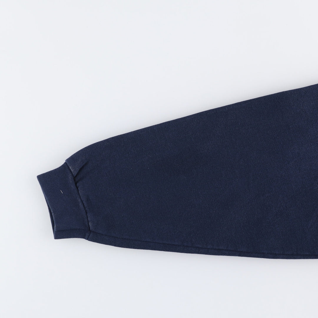 PLUMA HEAVYWEIGHT Solid Color Blank Sweatshirt, Men's Size XL cotton navy blue type Vintage Second Hand