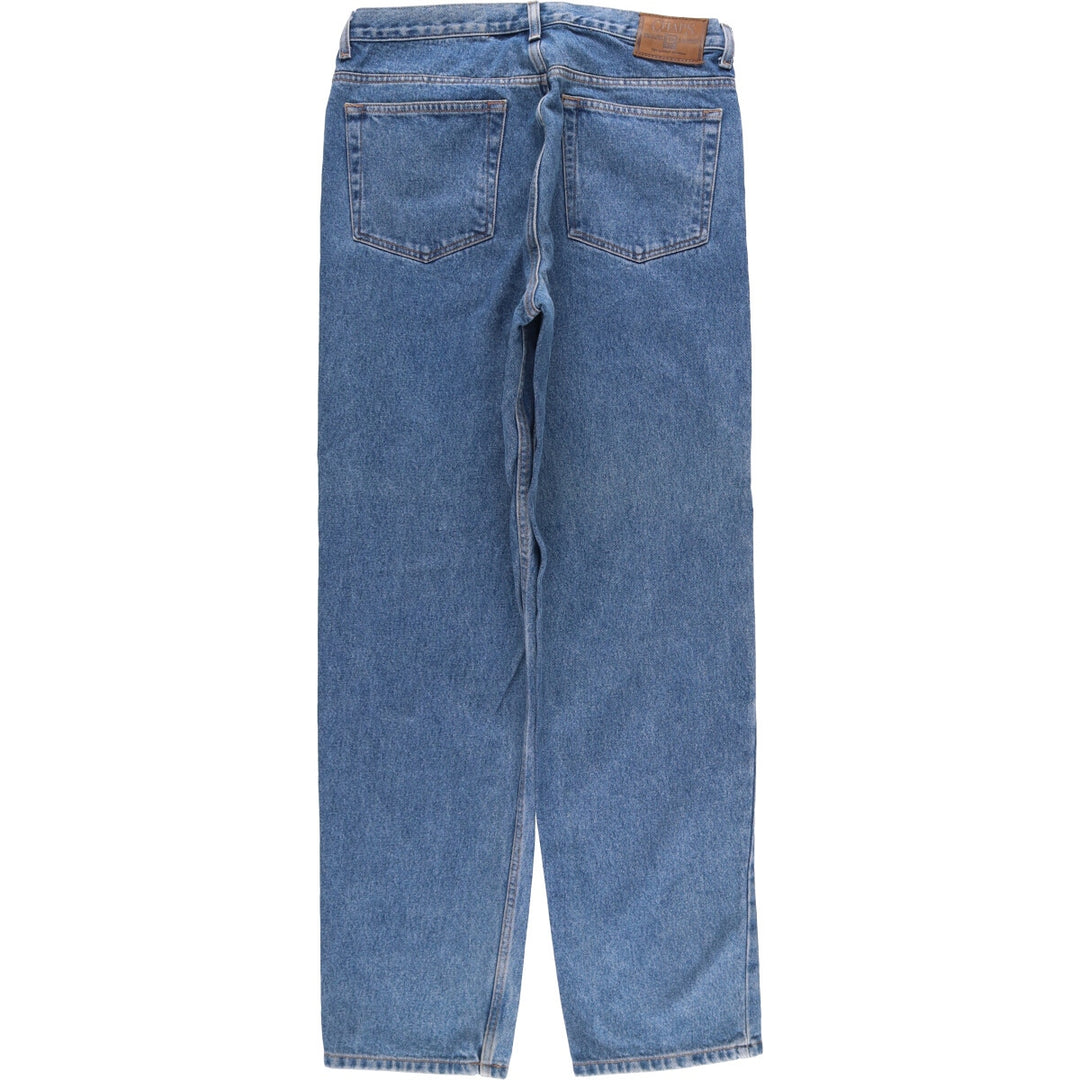 Ralph Lauren CHAPS straight denim pants, men's size W34 cotton blue type Vintage Second Hand