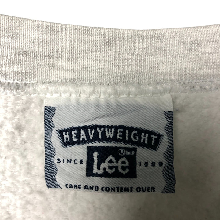 Vintage Lee Heavy Weight Solid Color Sweatshirt from the 90'S to 00s, Men's Size XXL unclear pale white type Vintage Second Hand