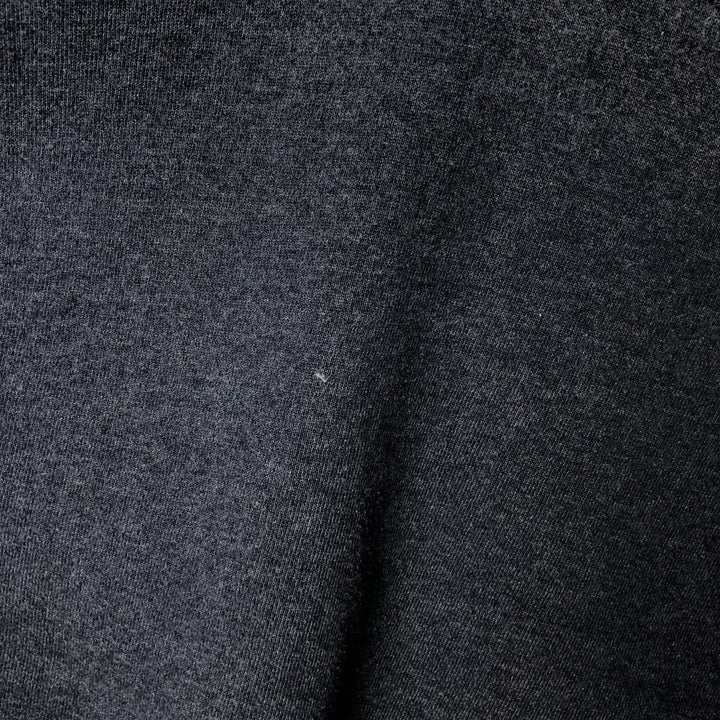 Vintage 90'S Russell plain blank sweatshirt, men's size L, with a V-neck gusset. polyester navy blue type Vintage Second Hand