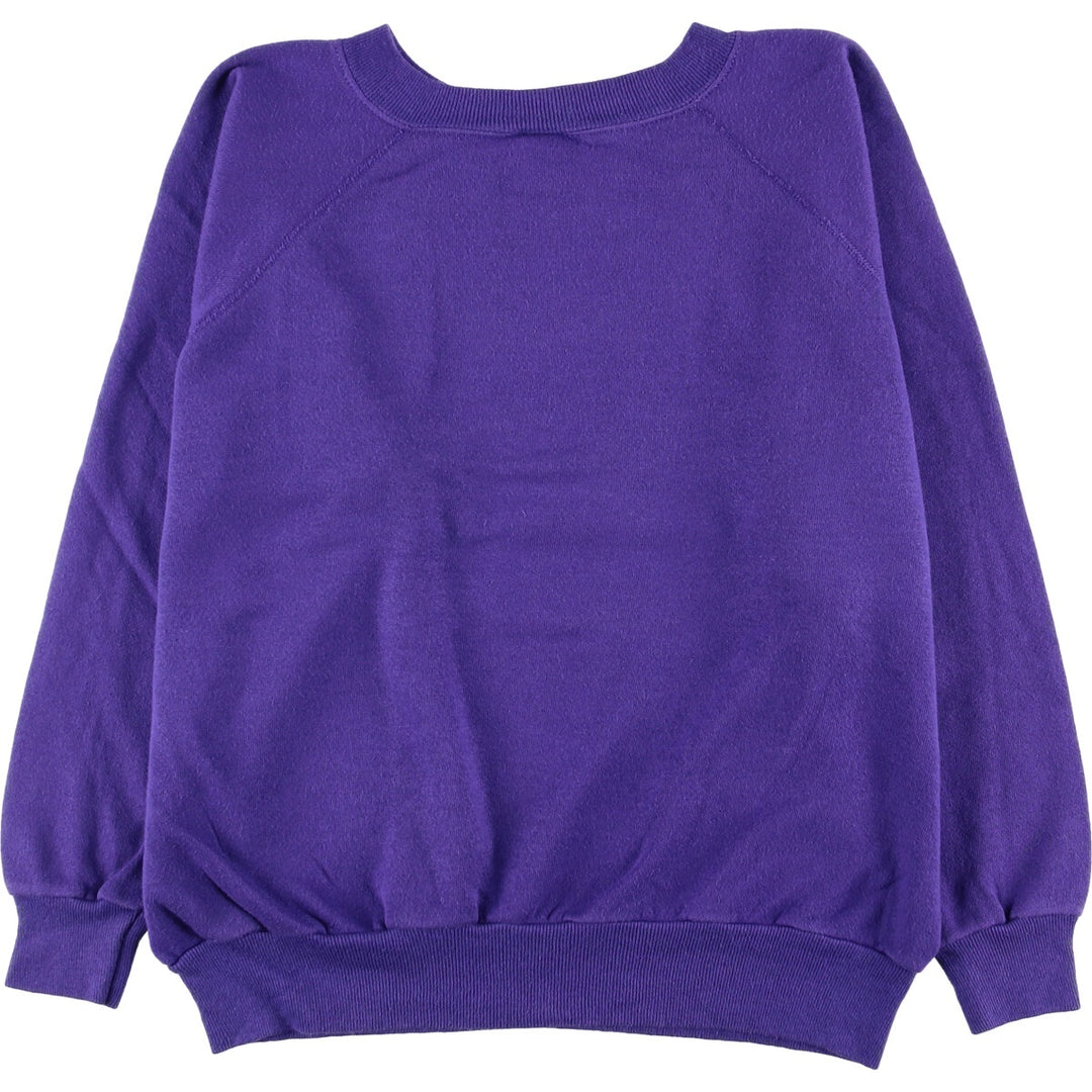 Vintage 1980'S Pannill plain blank sweatshirt, made in the USA, men's size L acrylic purple type Vintage Second Hand