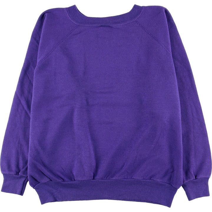 Vintage 1980'S Pannill plain blank sweatshirt, made in the USA, men's size L acrylic purple type Vintage Second Hand