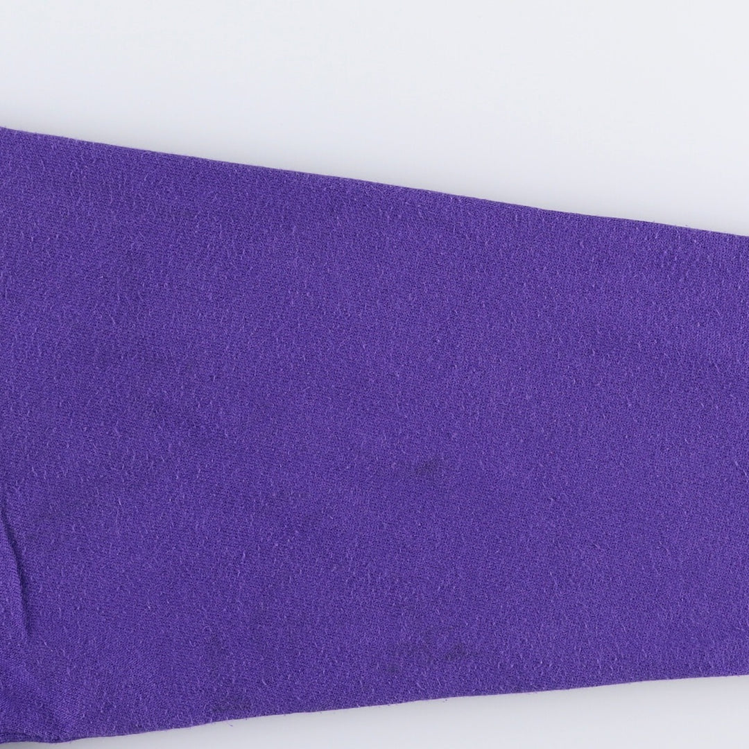 Vintage 1980'S Pannill plain blank sweatshirt, made in the USA, men's size L acrylic purple type Vintage Second Hand