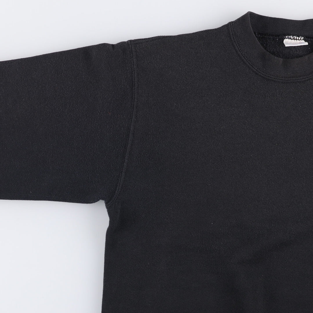 90'S Jerzees Plain Blank Sweatshirt Trainer Made in USA Men's M Vintage cotton navy blue type Vintage Second Hand