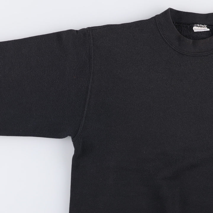 90'S Jerzees Plain Blank Sweatshirt Trainer Made in USA Men's M Vintage cotton navy blue type Vintage Second Hand