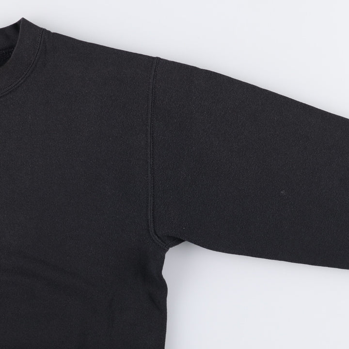 90'S Jerzees Plain Blank Sweatshirt Trainer Made in USA Men's M Vintage cotton navy blue type Vintage Second Hand