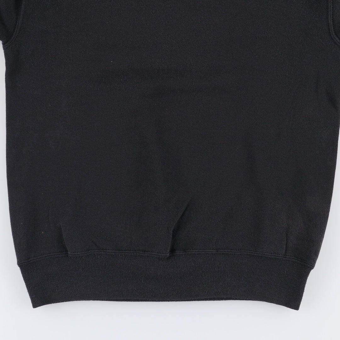 90'S Jerzees Plain Blank Sweatshirt Trainer Made in USA Men's M Vintage cotton navy blue type Vintage Second Hand