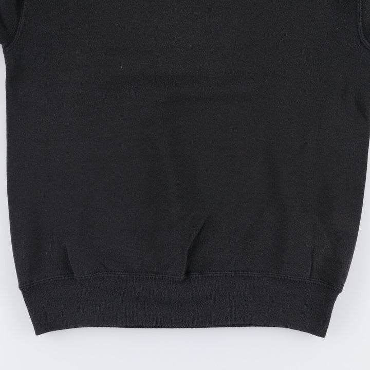 90'S Jerzees Plain Blank Sweatshirt Trainer Made in USA Men's M Vintage cotton navy blue type Vintage Second Hand
