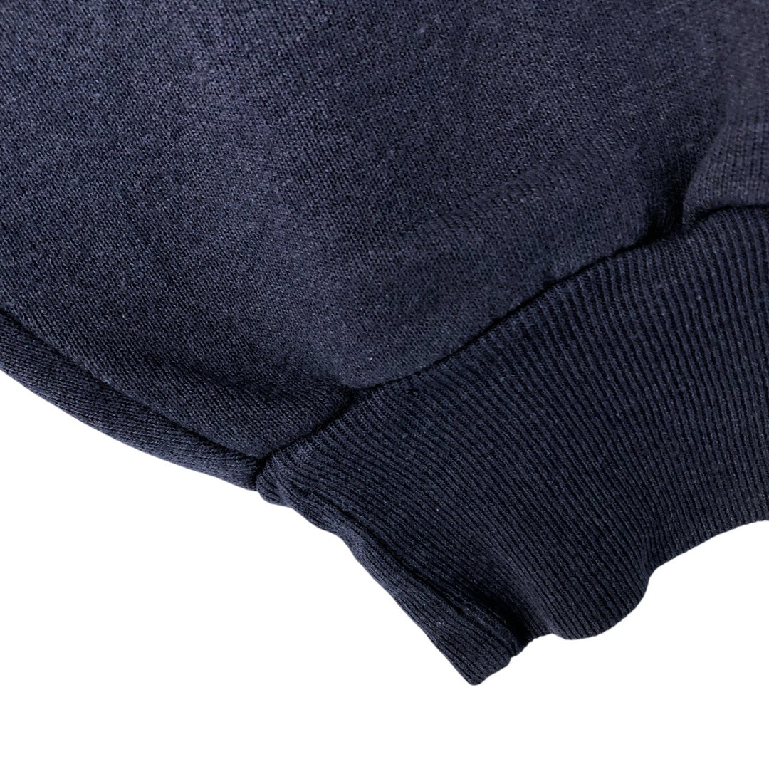 Vintage 90'S WON'S WEAR plain blank sweatshirt, made in the USA, men's size XXL polyester navy blue type Vintage Second Hand
