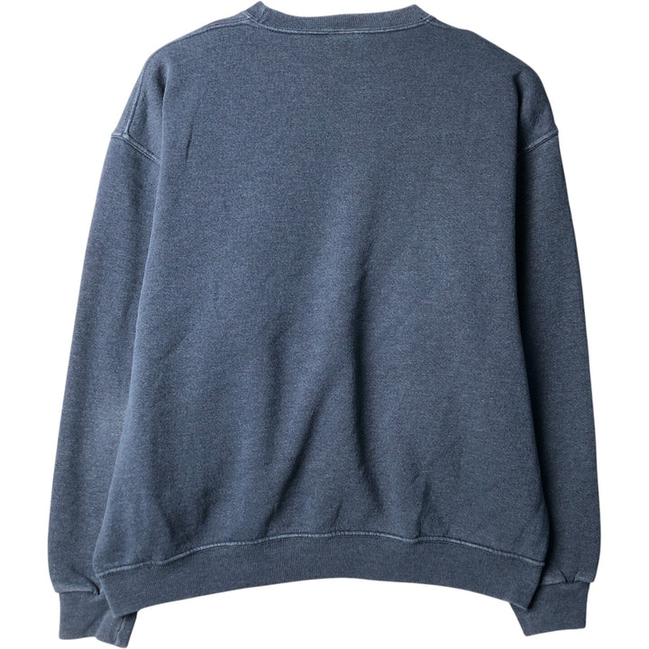 Vintage Russell plain blank sweatshirt, size L, men's size L polyester blue type Vintage Second Hand