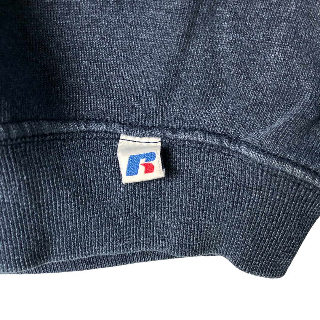 Vintage Russell plain blank sweatshirt, size L, men's size L polyester blue type Vintage Second Hand