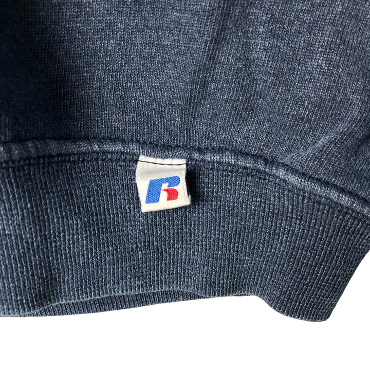 Vintage Russell plain blank sweatshirt, size L, men's size L polyester blue type Vintage Second Hand