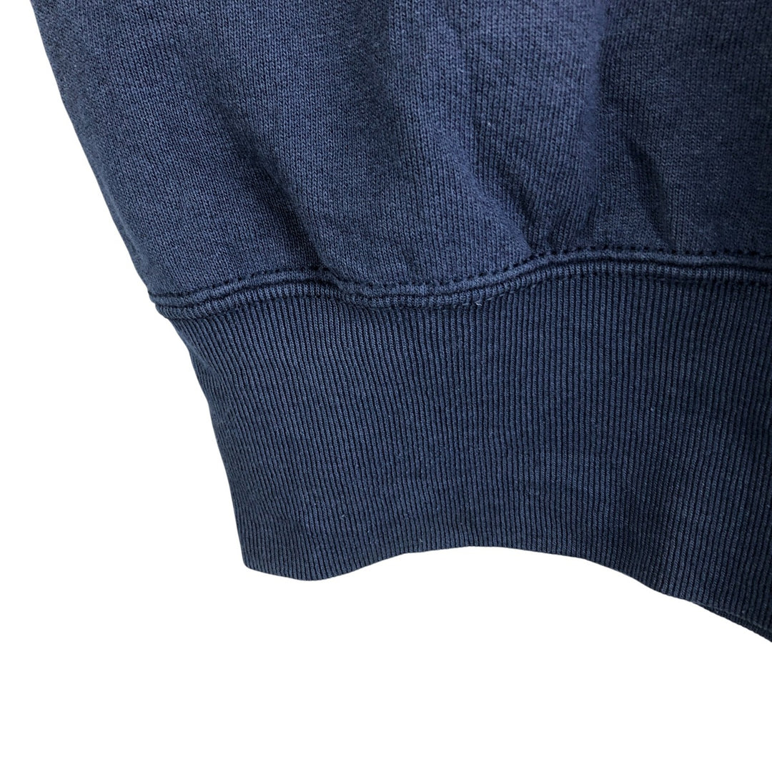 90'S BVD plain blank sweatshirt, sweatshirt, made in USA, men's XL size, vintage cotton navy blue type Vintage Second Hand