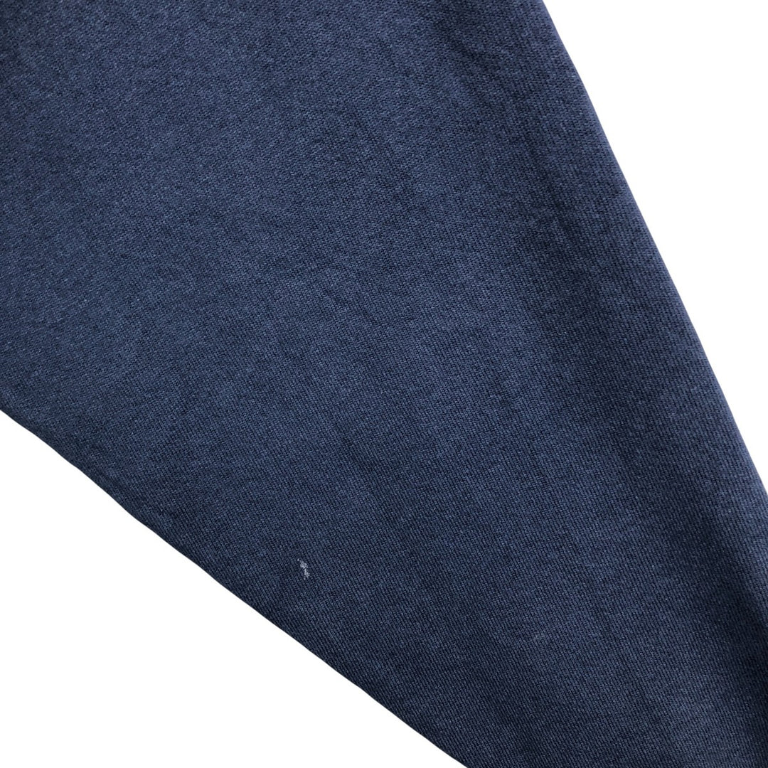 90'S BVD plain blank sweatshirt, sweatshirt, made in USA, men's XL size, vintage cotton navy blue type Vintage Second Hand