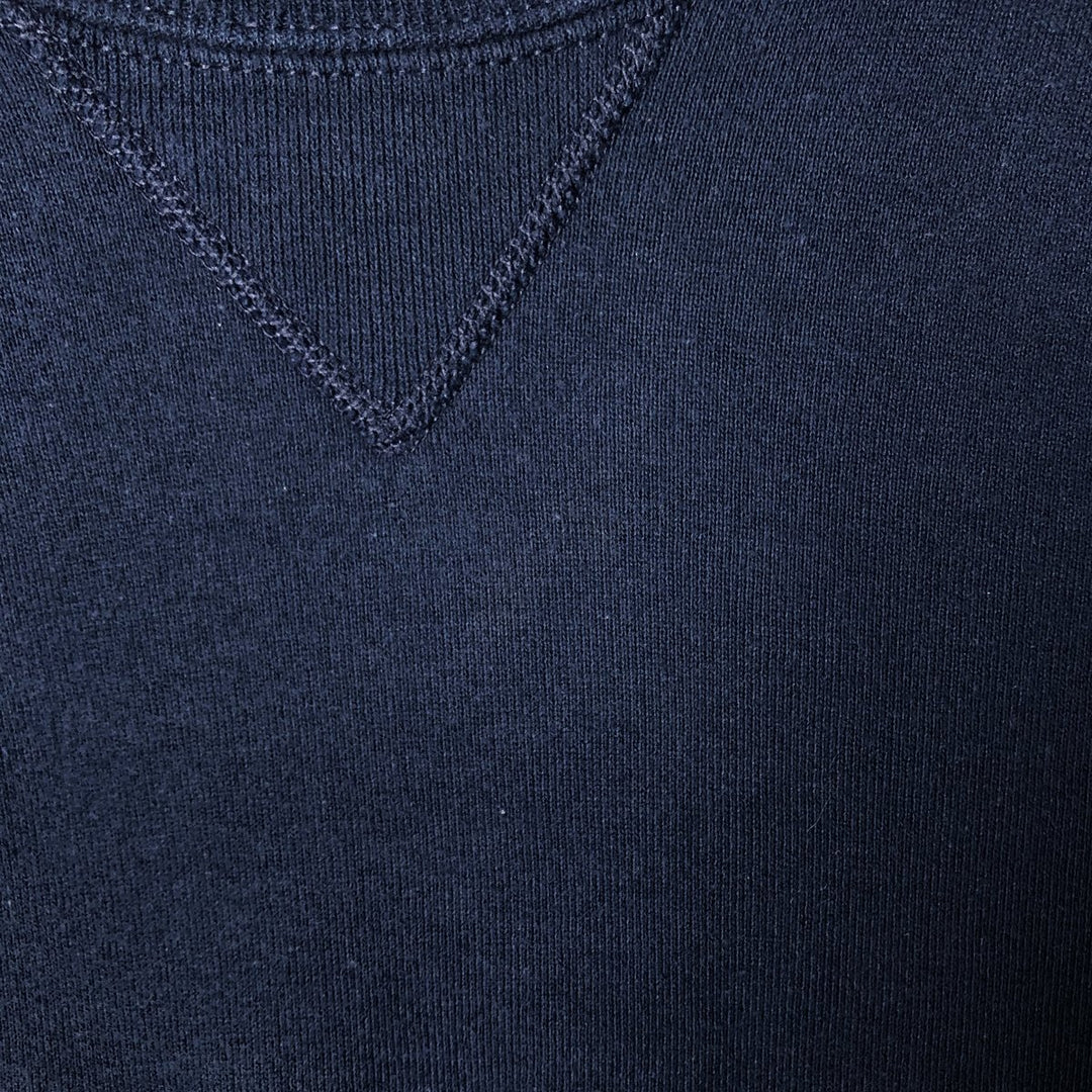90'S Russell plain blank sweatshirt, sweatshirt, men's XL size, vintage cotton navy blue type Vintage Second Hand