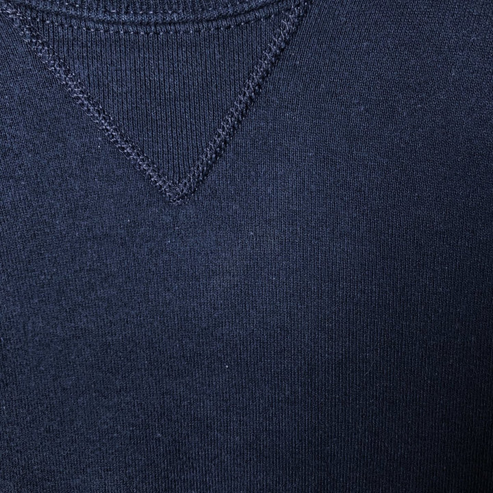 90'S Russell plain blank sweatshirt, sweatshirt, men's XL size, vintage cotton navy blue type Vintage Second Hand