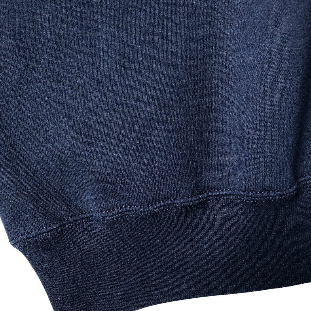 90'S Russell plain blank sweatshirt, sweatshirt, men's XL size, vintage cotton navy blue type Vintage Second Hand