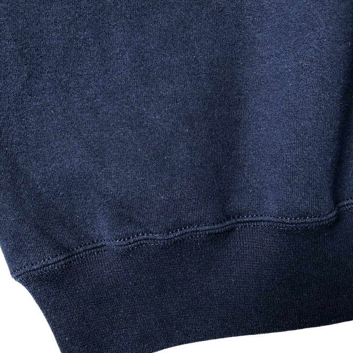 90'S Russell plain blank sweatshirt, sweatshirt, men's XL size, vintage cotton navy blue type Vintage Second Hand