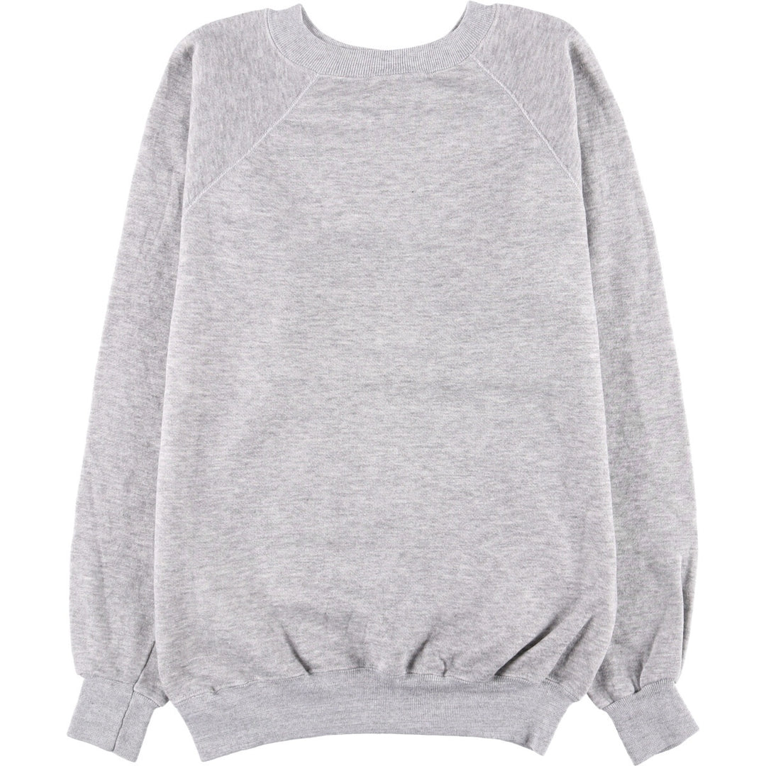 Vintage 90'S Hanes blank sweatshirt, made in the USA, men's size XXL cotton gray type Vintage Second Hand