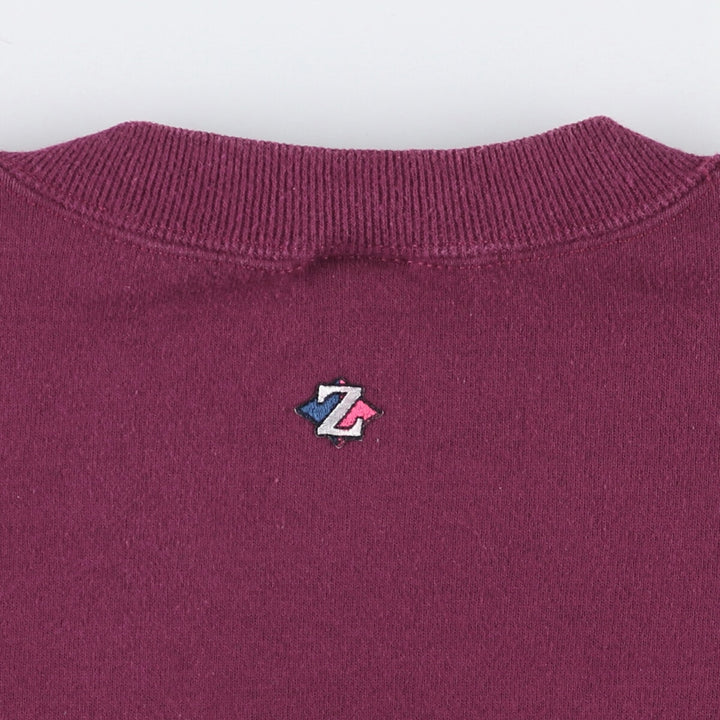 90'S Jerzees Plain Blank Sweatshirt Trainer Made in USA Men's XL Vintage cotton Purple type red-purple Vintage Second Hand