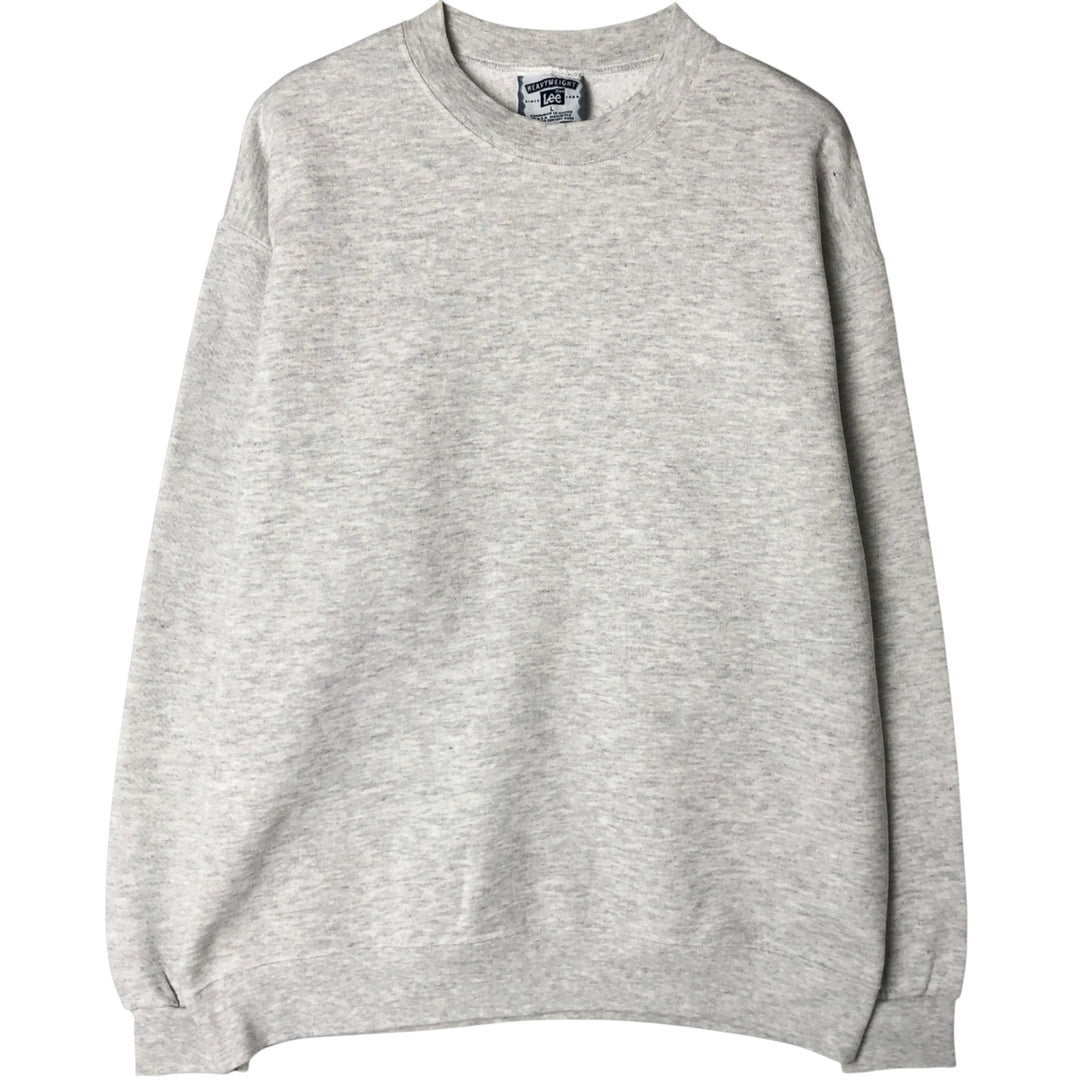 Vintage Lee Heavy Weight Solid Color Sweatshirt (Men's Size L) from the 90s-00s cotton white type Vintage Second Hand