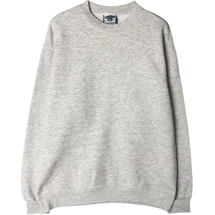 Vintage Lee Heavy Weight Solid Color Sweatshirt (Men's Size L) from the 90s-00s cotton white type Vintage Second Hand