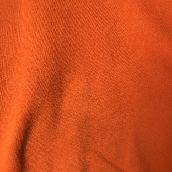 90'S Russell PLUMA plain blank sweatshirt, sweatshirt, men's XL size, vintage unclear orange type Vintage Second Hand