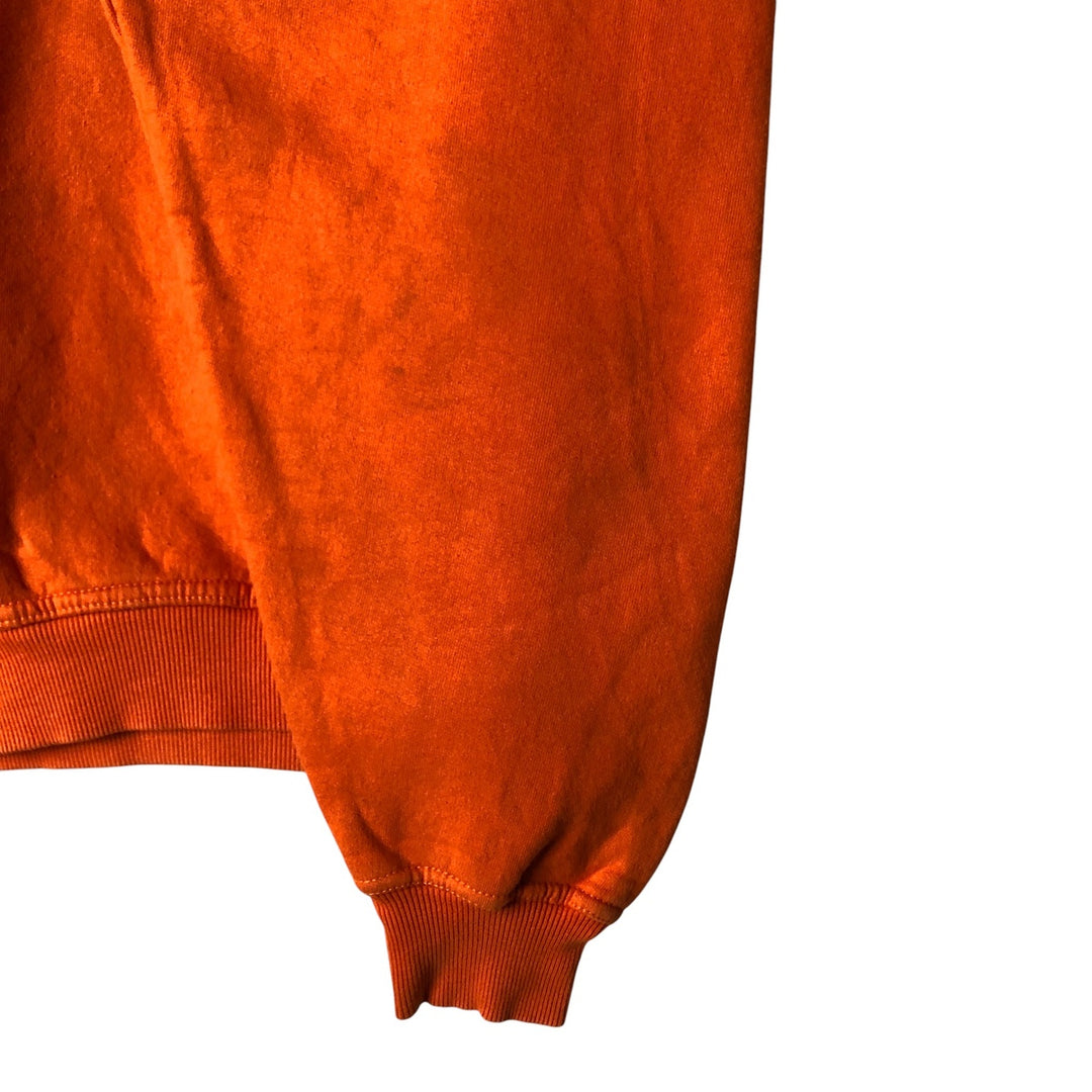 90'S Russell PLUMA plain blank sweatshirt, sweatshirt, men's XL size, vintage unclear orange type Vintage Second Hand