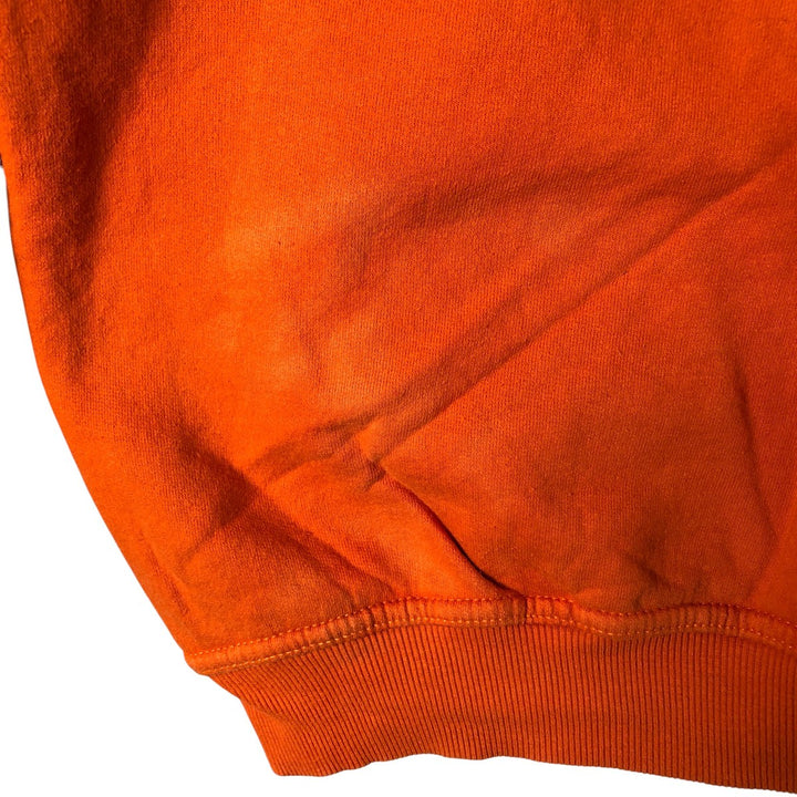 90'S Russell PLUMA plain blank sweatshirt, sweatshirt, men's XL size, vintage unclear orange type Vintage Second Hand