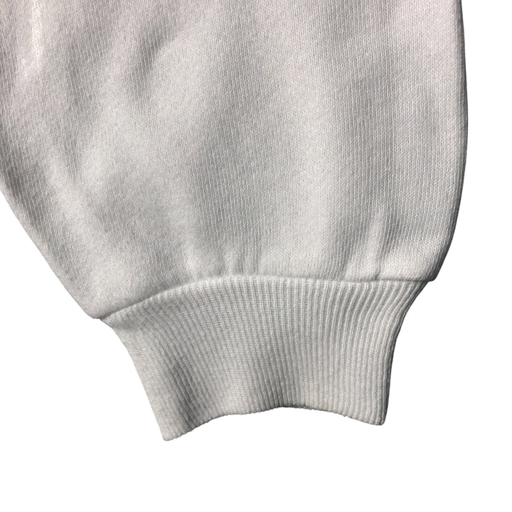 90'S Jerzees Plain Blank Sweatshirt Trainer Made in USA Men's XL Vintage cotton white type Vintage Second Hand