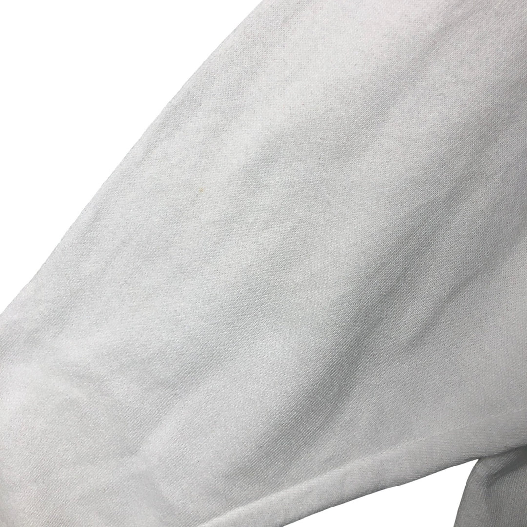 90'S Jerzees Plain Blank Sweatshirt Trainer Made in USA Men's XL Vintage cotton white type Vintage Second Hand