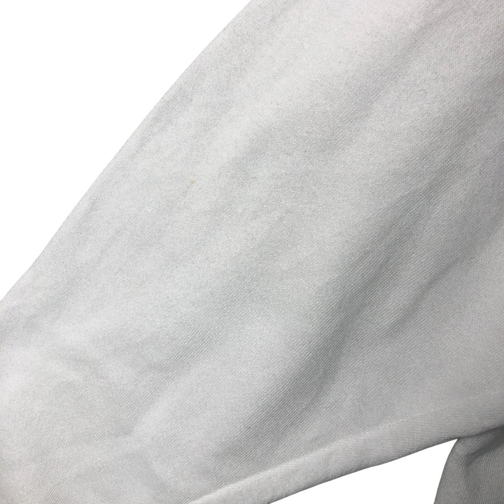 90'S Jerzees Plain Blank Sweatshirt Trainer Made in USA Men's XL Vintage cotton white type Vintage Second Hand