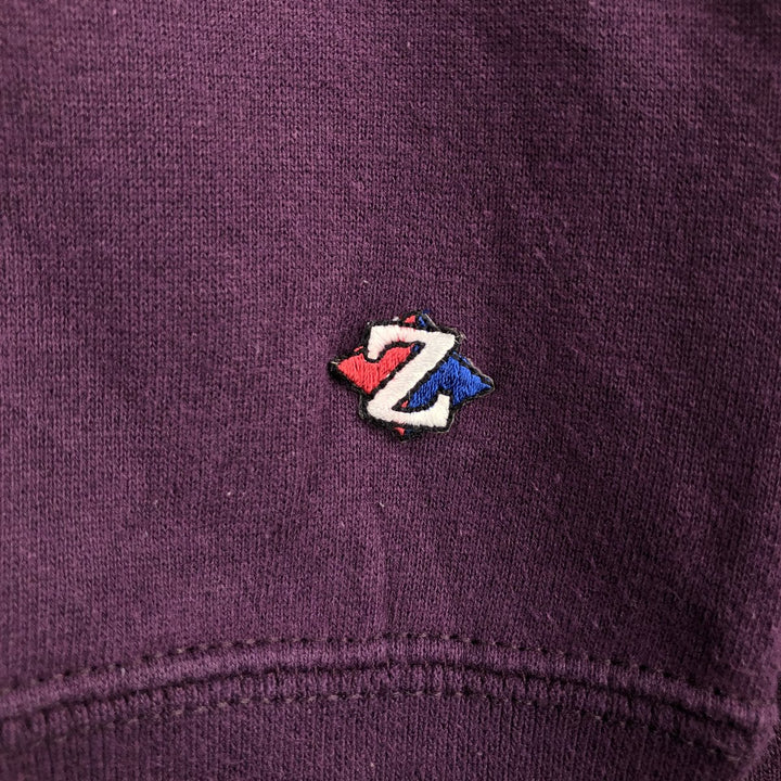 90'S Jerzees Plain Blank Sweatshirt Trainer Made in USA Men's Size L Vintage cotton purple type Vintage Second Hand